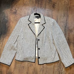 Classy Vintage Woven Blazer